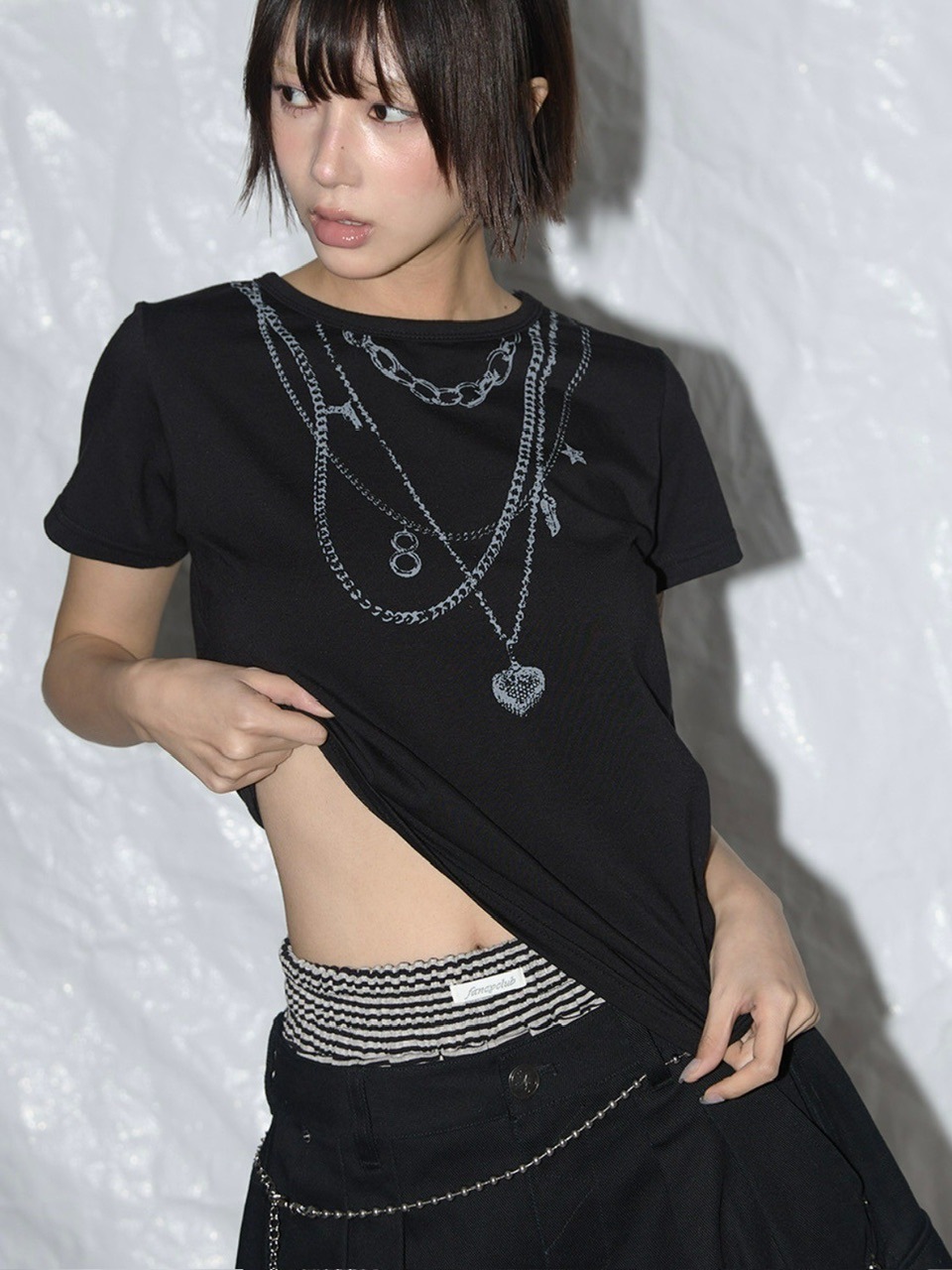 [FANCY CLUB] FY STRIPE MICRO SHORT パンツ★韓国★関税込み★ FANCY CLUB】FY STRIPE MICRO SHORT PANTS | OUR BRAND,FANCY