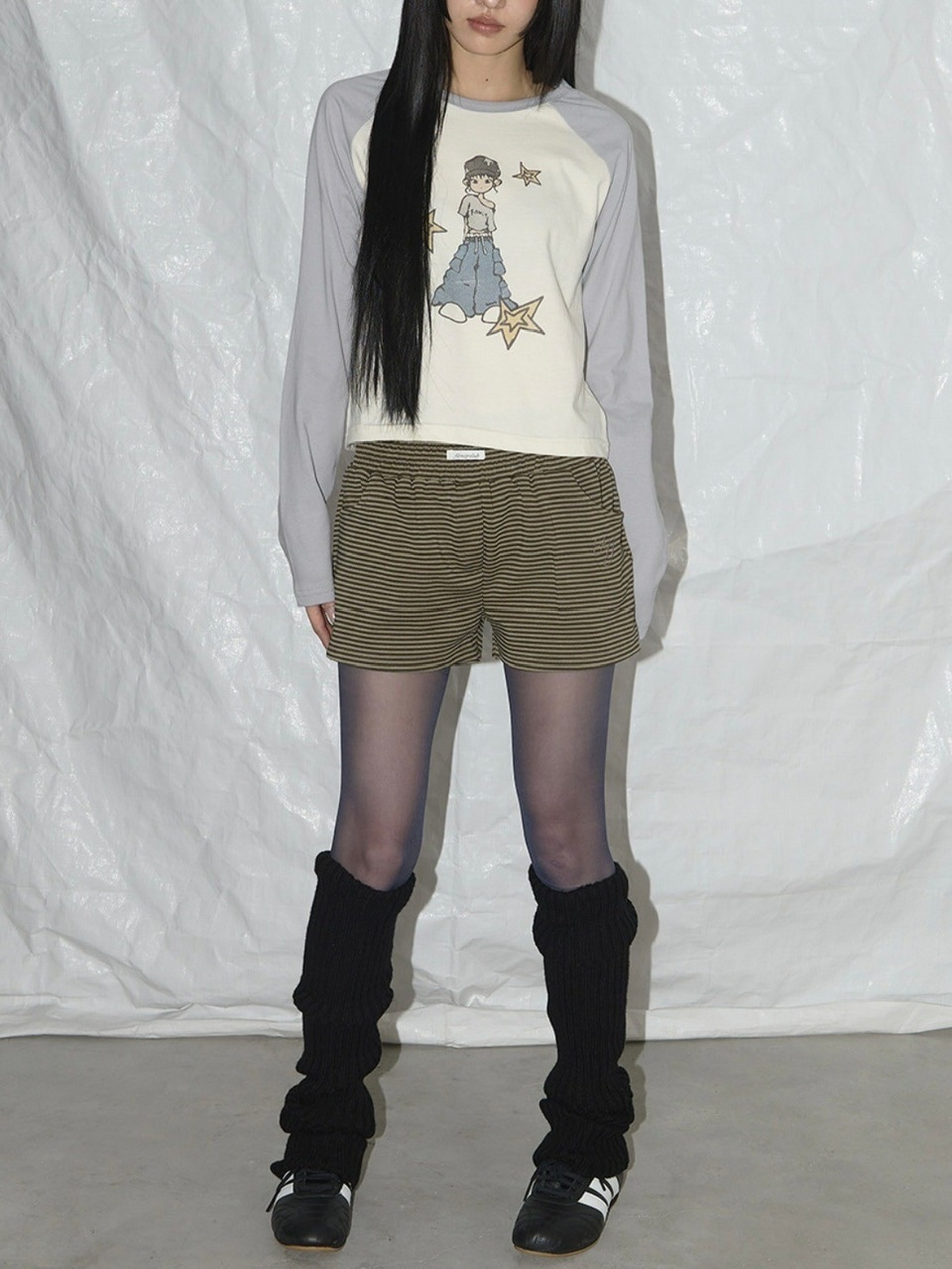 FANCY CLUB】FY STRIPE MICRO SHORT PANTS | OUR BRAND,FANCY