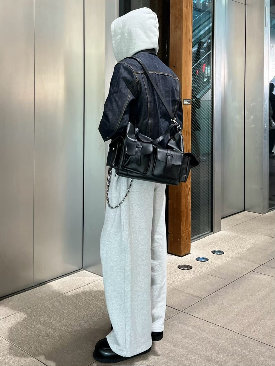 受注制【Chikashitsu +】4pocket leather bag | ITEM,BAG