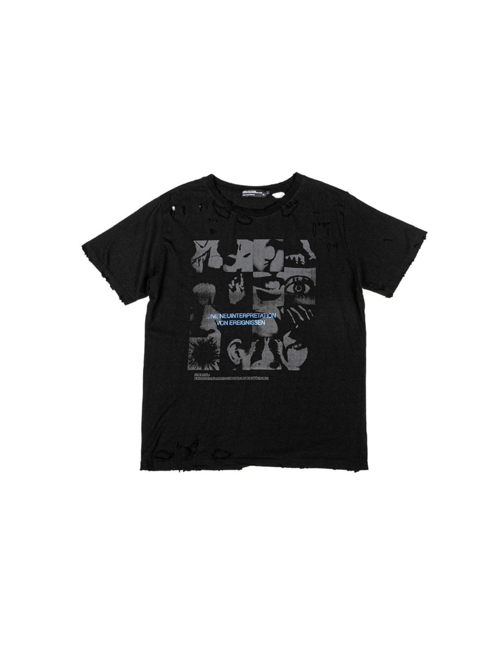 ●SUNDAYOFFCLUB● Case Number.6 Hand Distressed Short Sleeve SUNDAY OFF CLUB】Case Number.6 Hand Distressed Short Sleeve