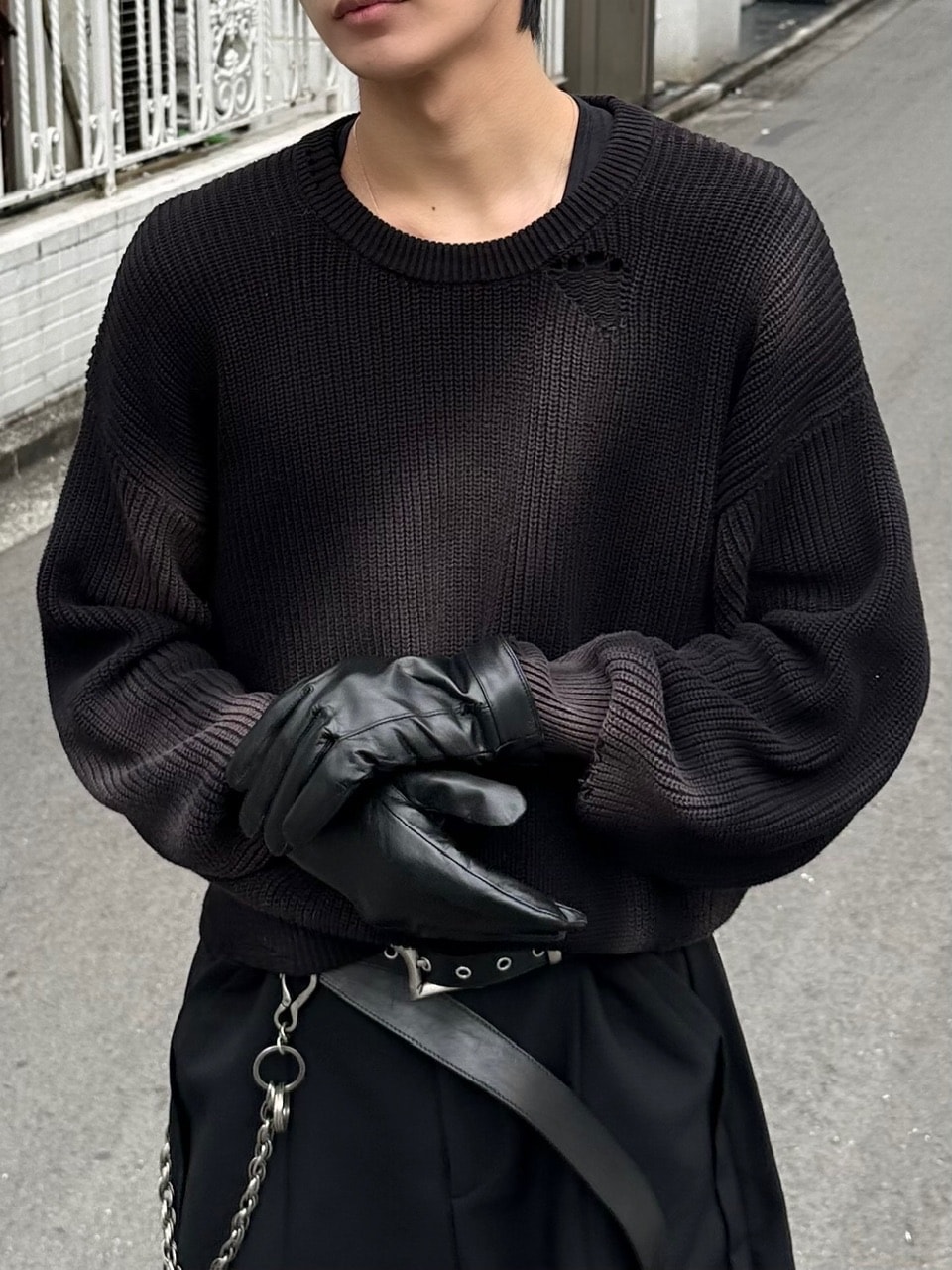 大阪店WEB限定受注制【Chikashitsu +】lambskin classic leather gloves / 【チカシツプラス】ラムスキンクラシックレザーグローブ (2type)