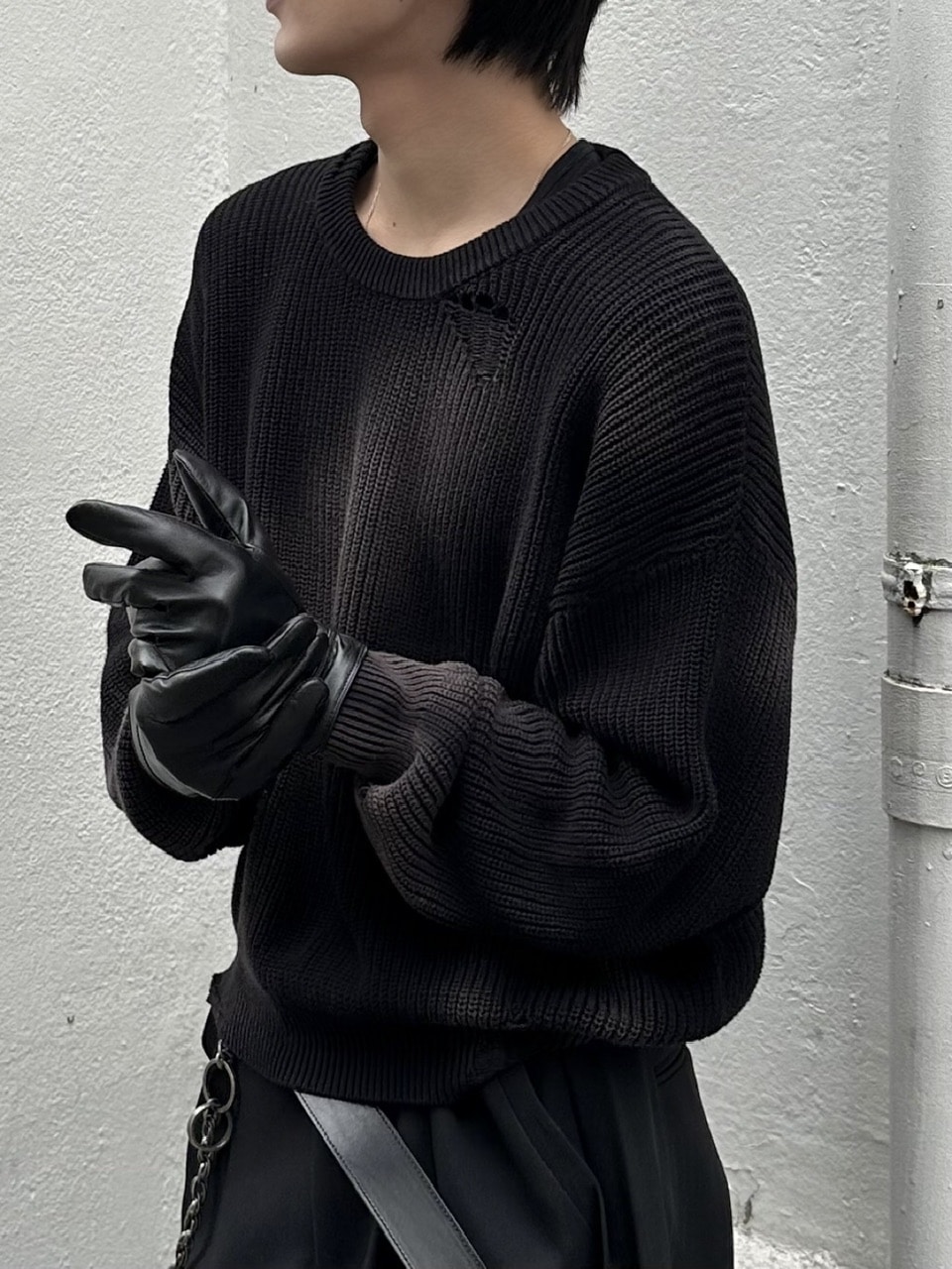 大阪店WEB限定受注制【Chikashitsu +】lambskin classic leather gloves / 【チカシツプラス】ラムスキンクラシックレザーグローブ (2type)