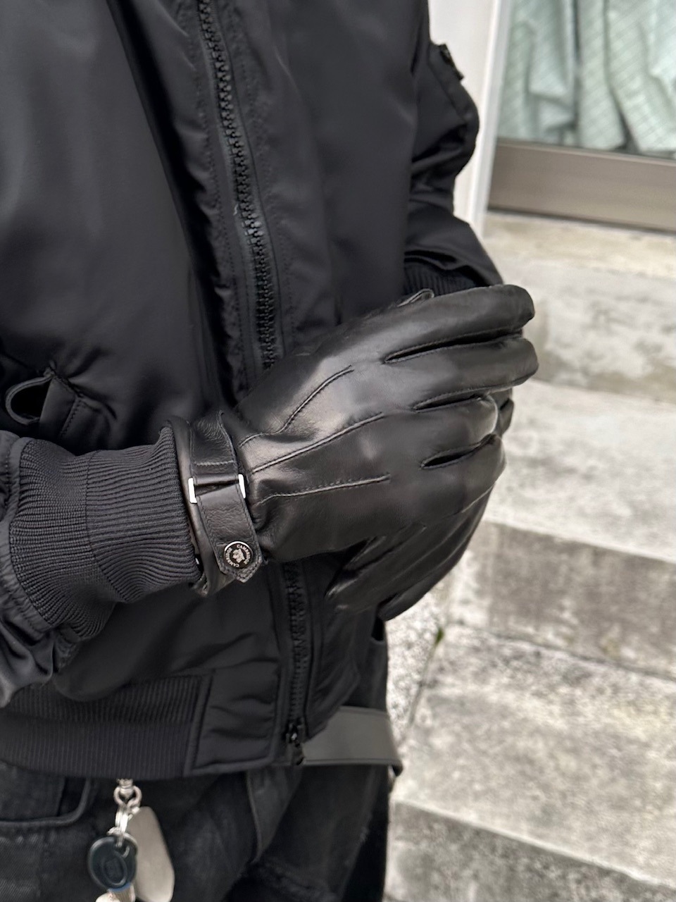 大阪店WEB限定受注制【Chikashitsu +】lambskin classic leather gloves / 【チカシツプラス】ラムスキンクラシックレザーグローブ (2type)