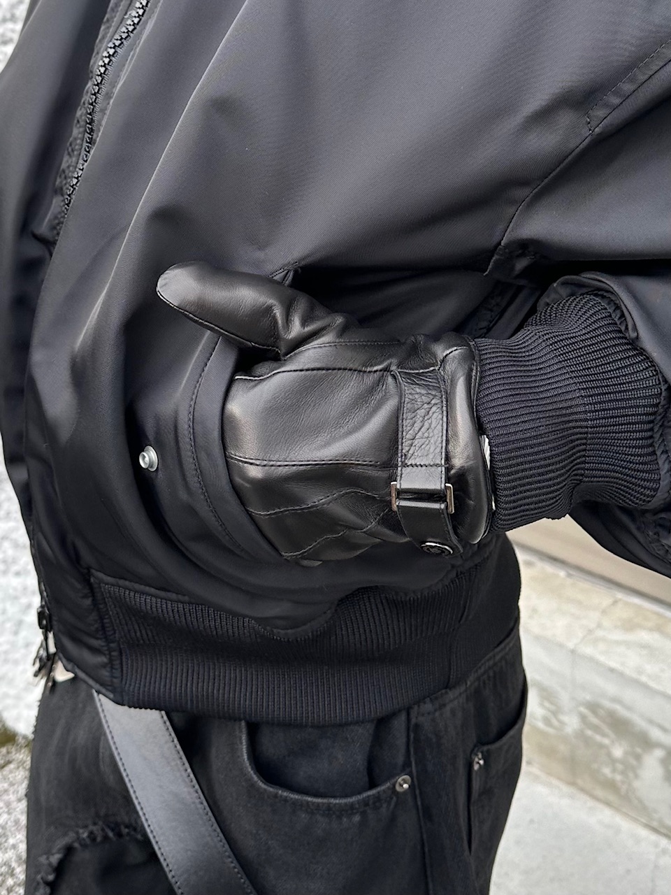 大阪店WEB限定受注制【Chikashitsu +】lambskin classic leather gloves / 【チカシツプラス】ラムスキンクラシックレザーグローブ (2type)