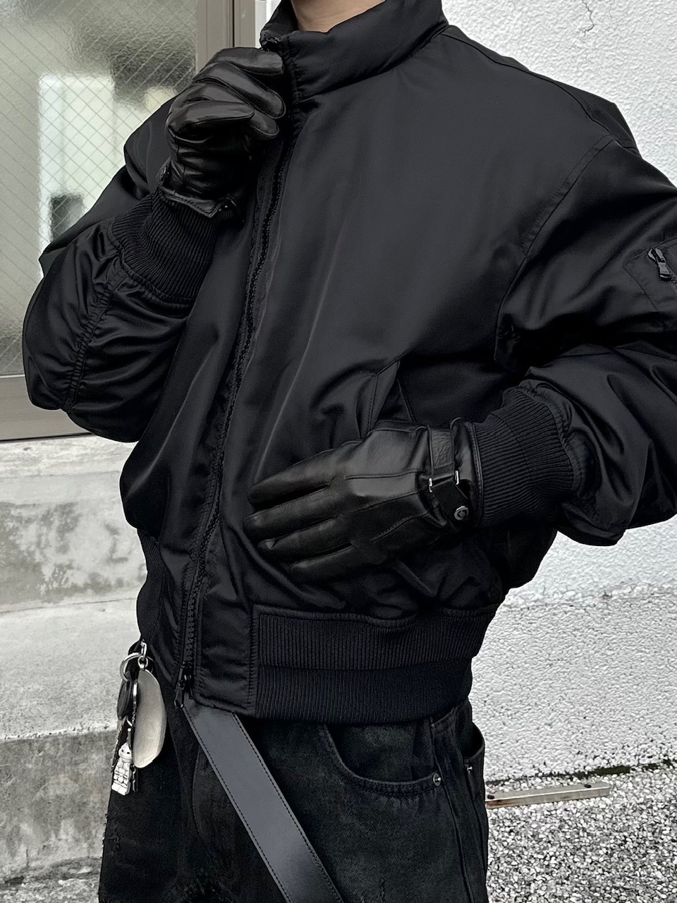 大阪店WEB限定受注制【Chikashitsu +】lambskin classic leather gloves / 【チカシツプラス】ラムスキンクラシックレザーグローブ (2type)