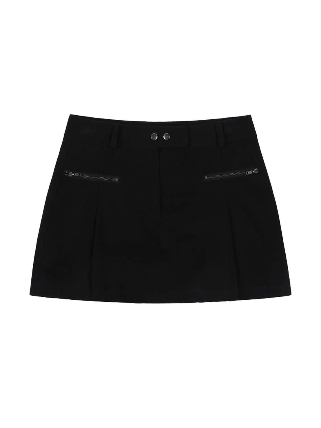 【NASTY FANCY CLUB】BIKER PINTUCK MINI SKIRT