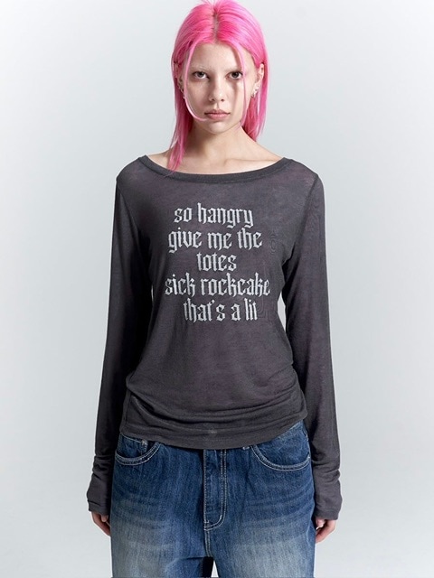 ◆ROCKCAKE◆ Funk Mesh Top Navy 4/17再入荷【ROCK CAKE】Funk Mesh Top | OUR BRAND,ROCK CAKE