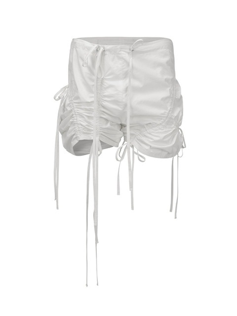 NACHE】STRAP SHIRRING SHORTS | OUR BRAND,NACHE | PRESSING