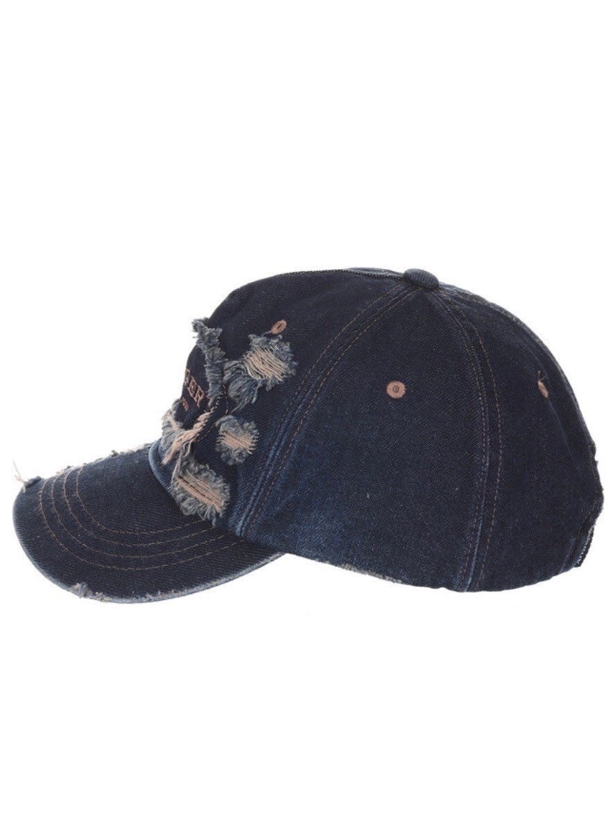 人気 ★SURGERY★ DESTROYED DENIM CAP 6/16再入荷【SURGERY】surgery distroyed denim cap / 【サー
