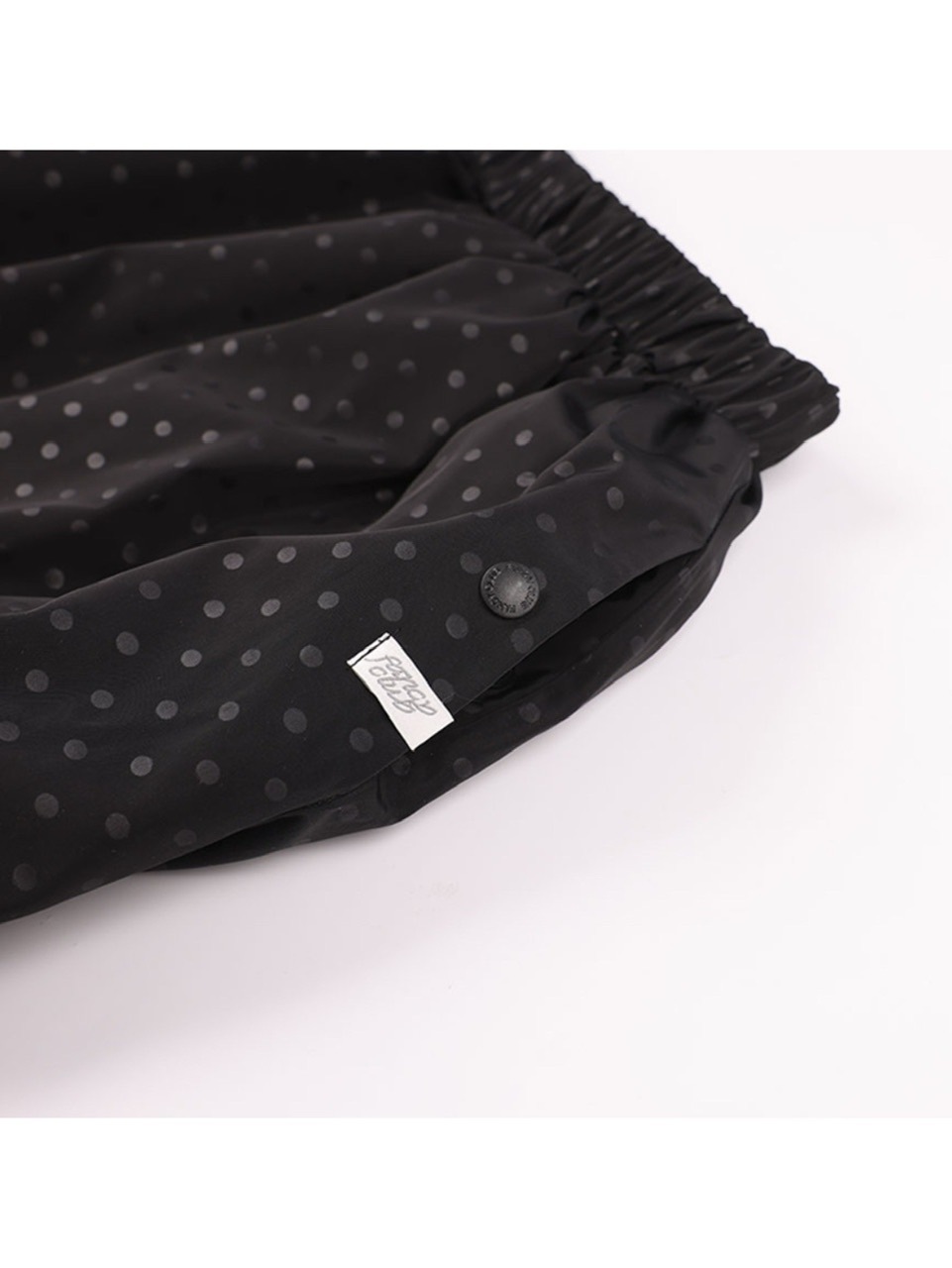 ◇NASTY FANCY CLUB◇ Dot balloon mini skirt BLACKF25QD895 F2