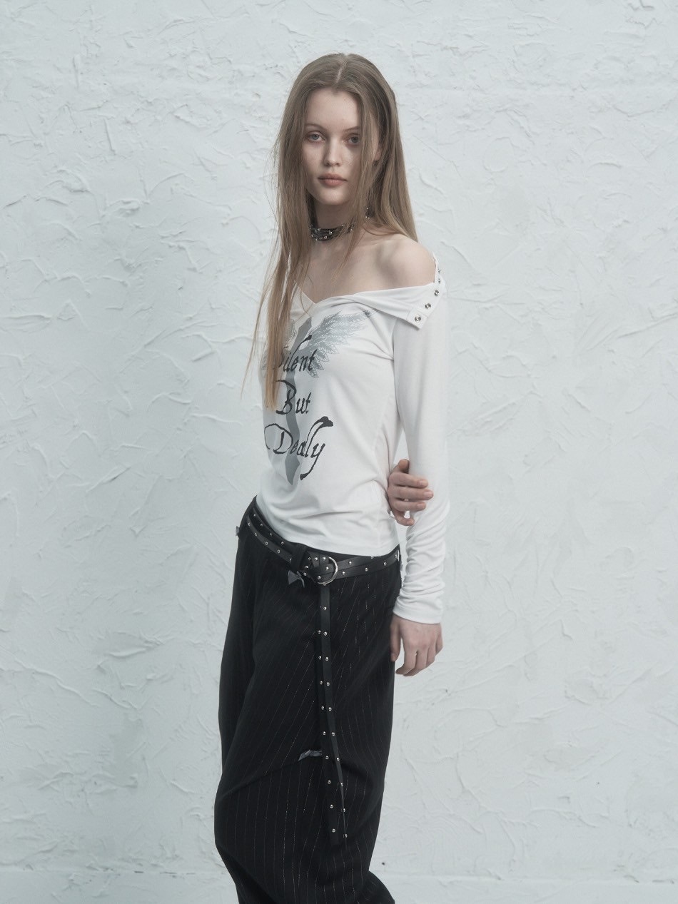 SETUP‐EXE】V-NECK CROSS TOP | OUR BRAND,SETUP-EXE | PRESSING