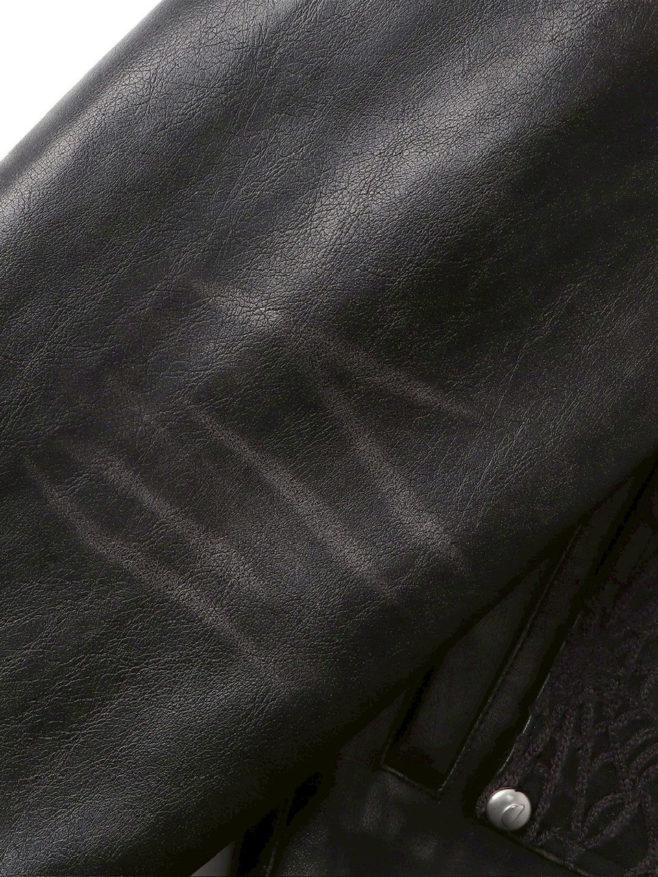 【The Boy Has No Patience】BLOOD MOON NIGHT SPIDER WEB LEATHER JACKET