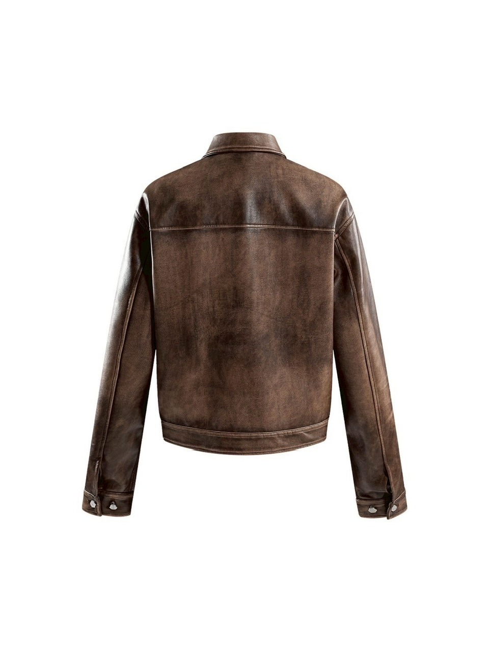 【The Boy Has No Patience】BLOOD MOON NIGHT SPIDER WEB LEATHER JACKET