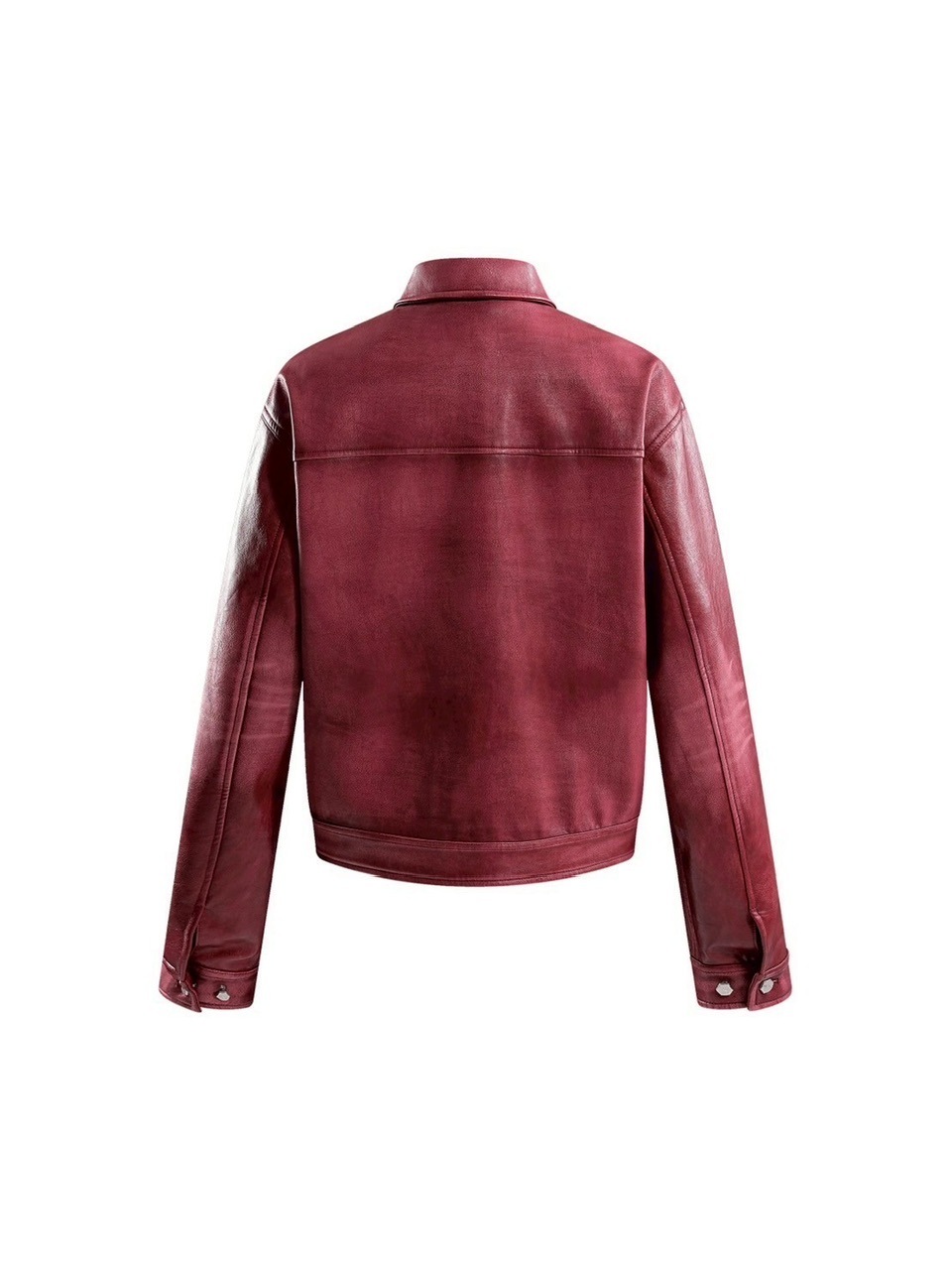 【The Boy Has No Patience】BLOOD MOON NIGHT SPIDER WEB LEATHER JACKET