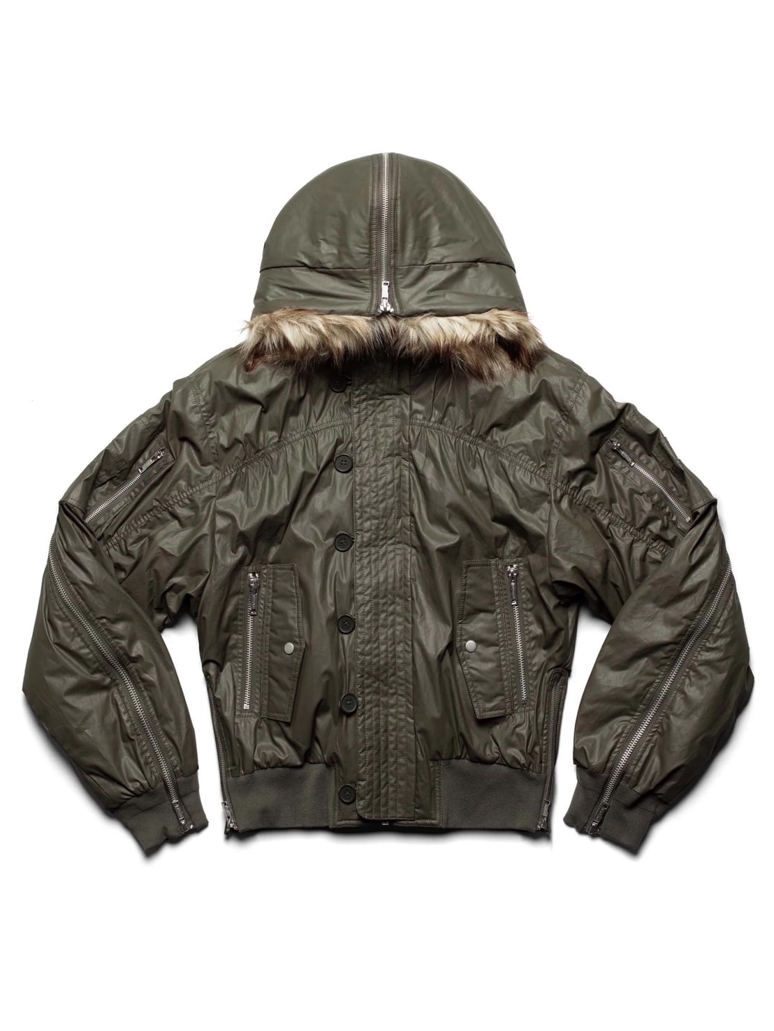 ANTIMID FLIGHT JACKET ファージャケットアンチミッド カーキ ANTIMID FLIGHT JACKET ファージャケット アンチミッド - メルカリ