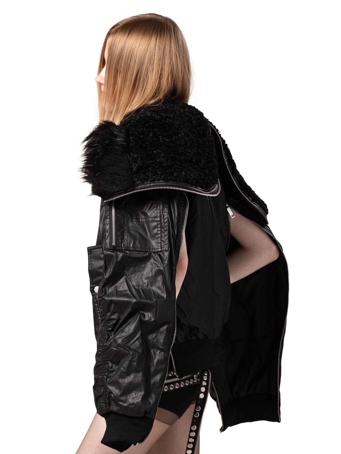 ジャケット・アウター RACER WORLDWIDE bomber far jacket M blk RACER WORLDWIDE bomber far jacket M blk