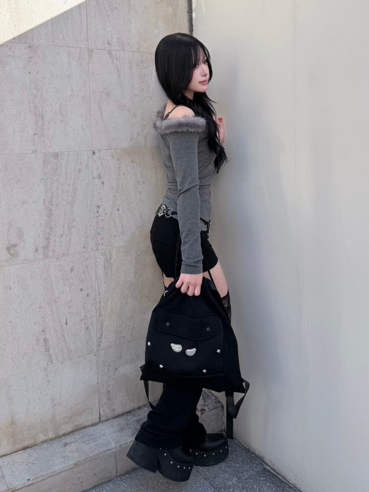 受注制【nmtc +】wing sweat knapsack 【エヌエムティーシープラス】ウィングスウェットナップサック (2color)