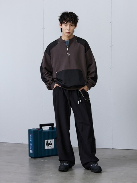 【ARCH by ROARINGWILD】HALF ZIPPER SWEATERSHIRT