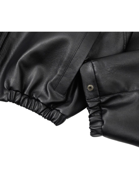 AJOBYAJO】Vegan Leather Short Blouson | OUR BRAND,AJOBYAJO