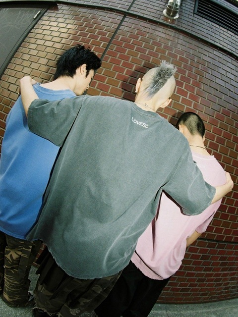 ESC STUDIO】pigment washing heart t-shirt | OUR BRAND,ESC