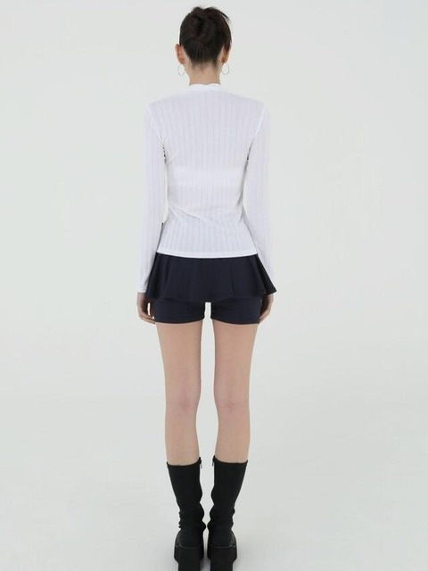 Uglyshadow】US BOLERO SLIT TOP / 【アグリーシャドウ】スリッド長袖