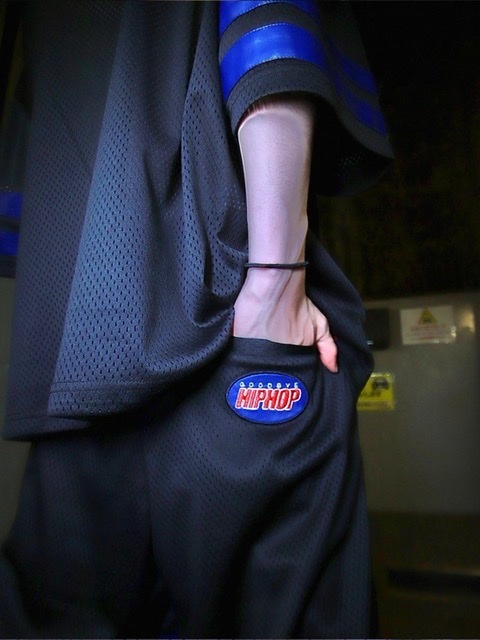 【XU×BLANKY JET】good bye hiphop MESH SHORTS