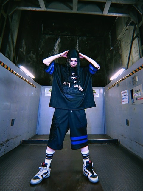 【XU×BLANKY JET】good bye hiphop MESH SHORTS