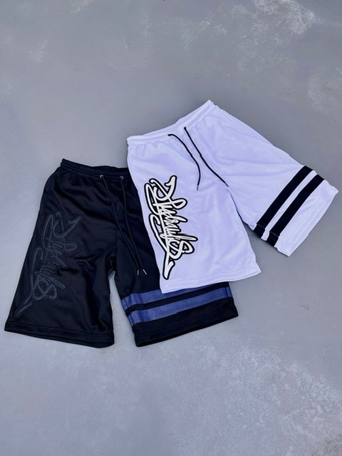 【XU×BLANKY JET】good bye hiphop MESH SHORTS