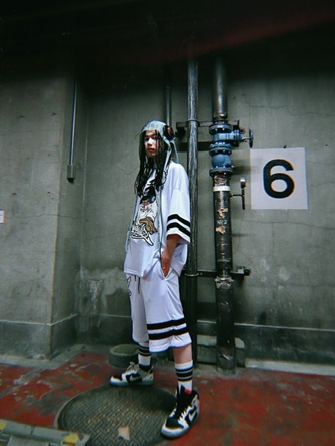 【XU×BLANKY JET】good bye hiphop MESH SHORTS