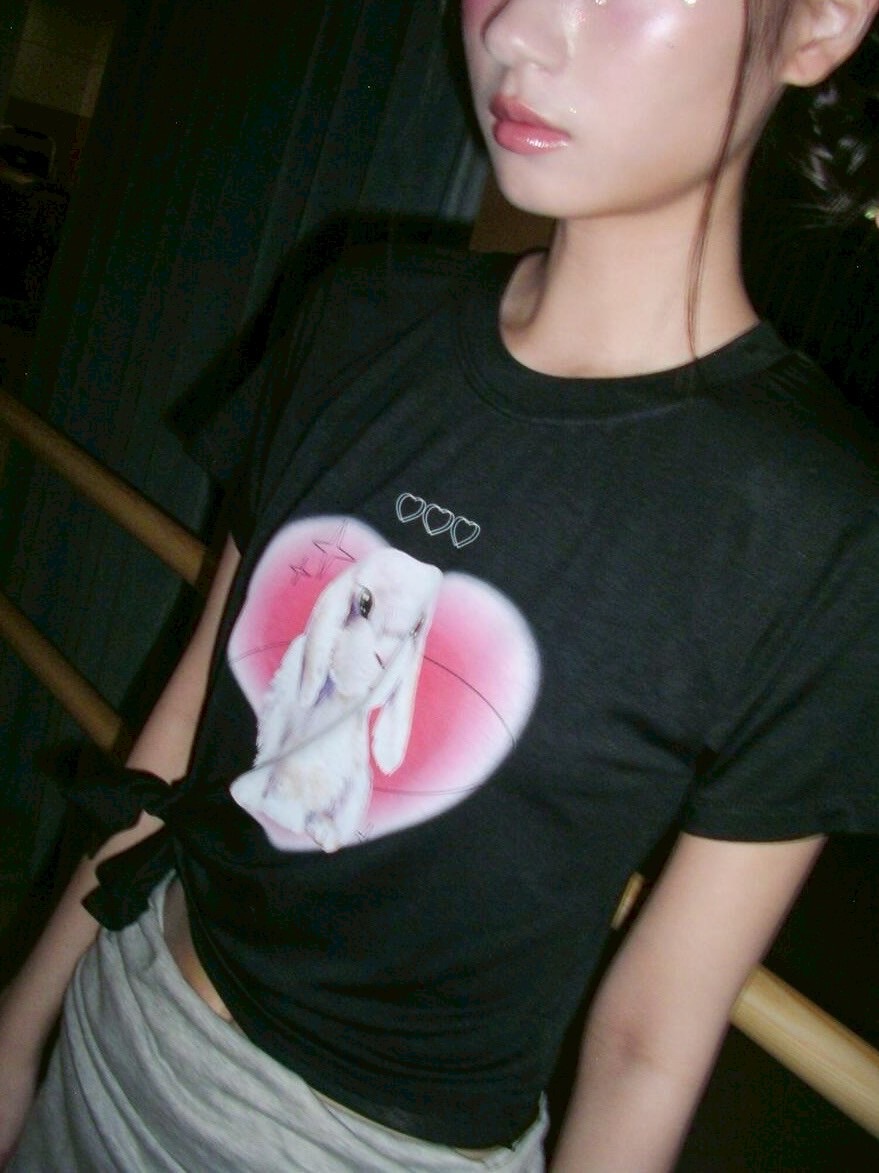 Tシャツ・カットソー ODDONEOUT COSMOS RABBIT TIE T-SHIRTS 4BUK446 ODDONEOUT】COSMOS RABBIT TIE T-SHIRTS | OUR BRAND,ODDONEOUT