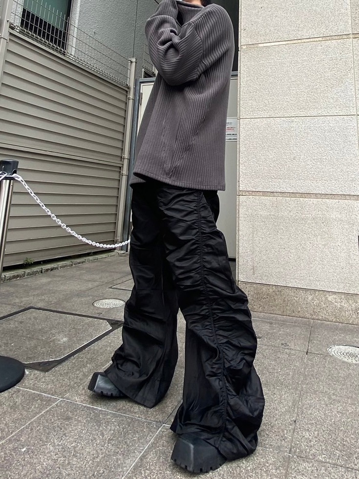 【美品】nagonstans Square Swim Balloon Pants 受注制【Never mind the XU】shirring balloon pants | OUR BRAND