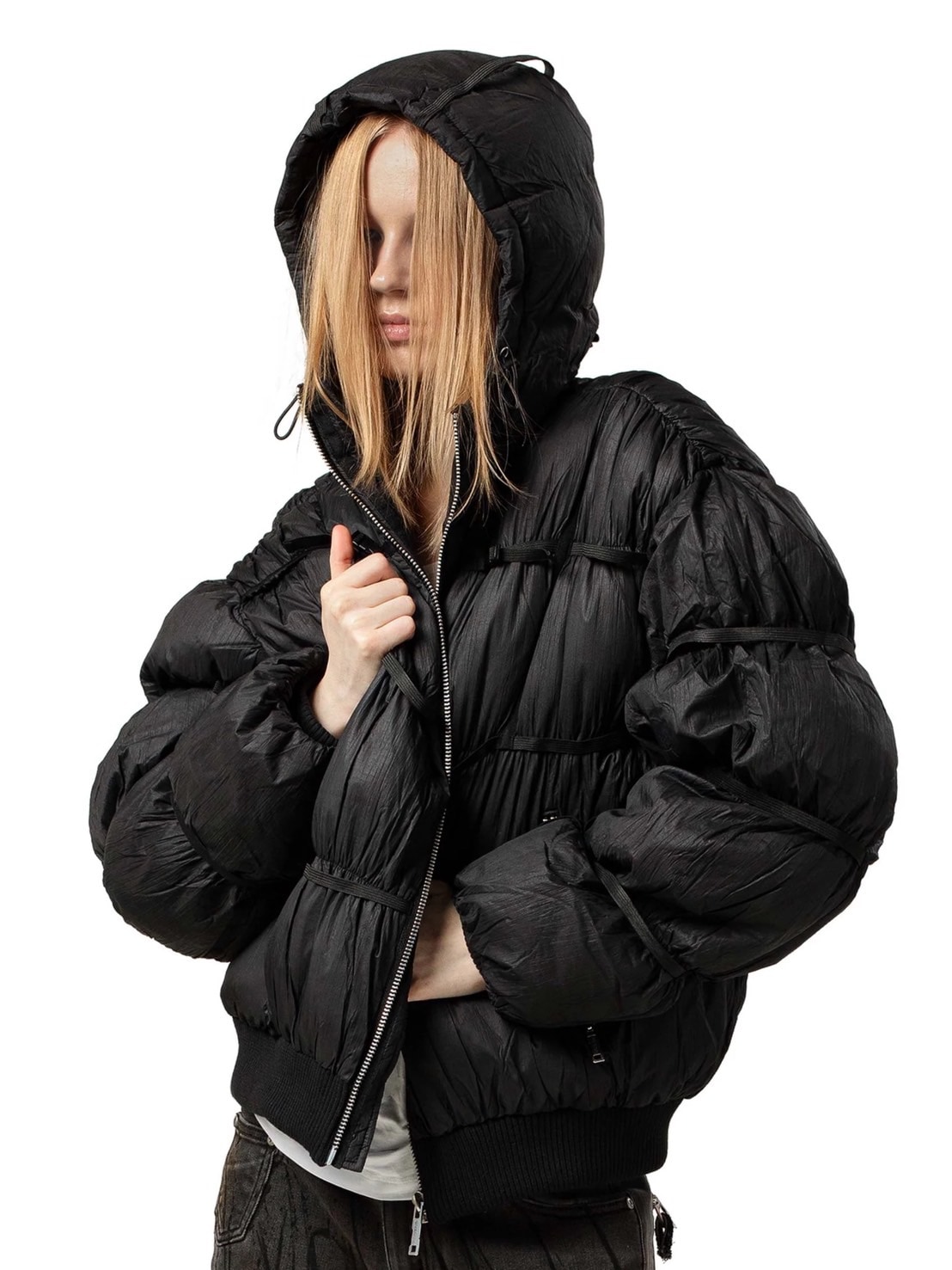 RACER WORLDWIDE】Puffer Jacket X【レーサーワールドワイド