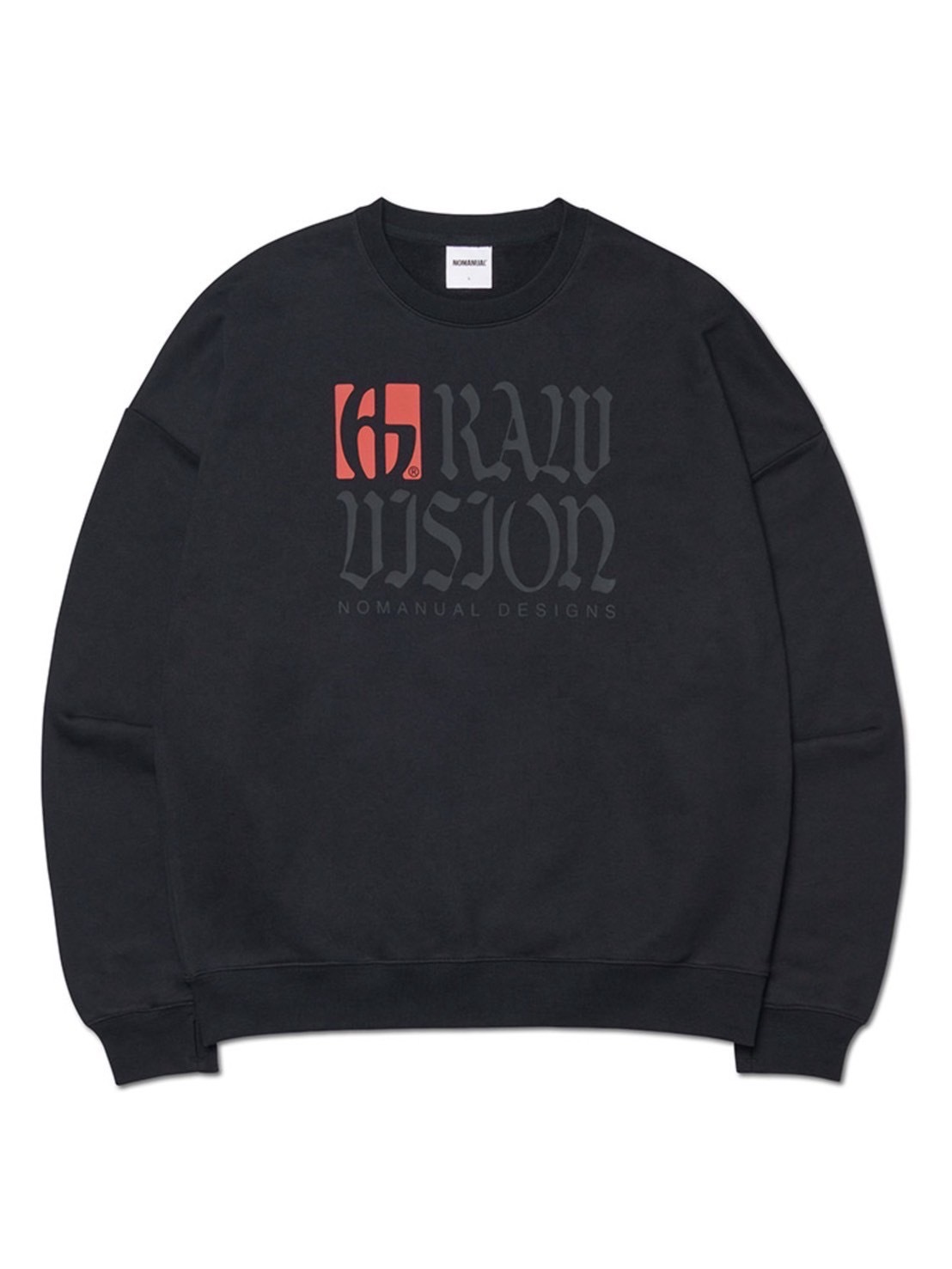 【NOMANUAL】R.V LOGO SWEATSHIRT