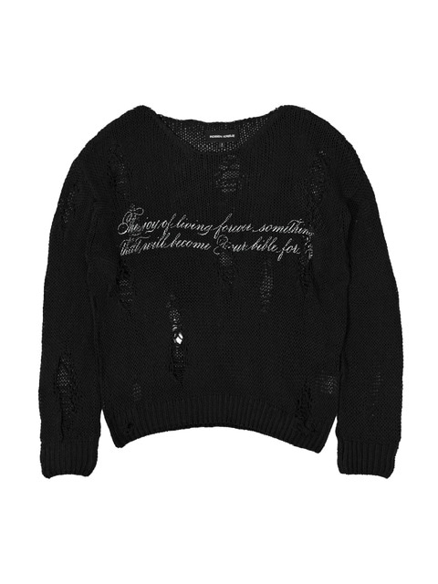 11/30 19:00 発売【Rosen Kreuz】LOOSE MESH KNIT | OUR BRAND,Rosen