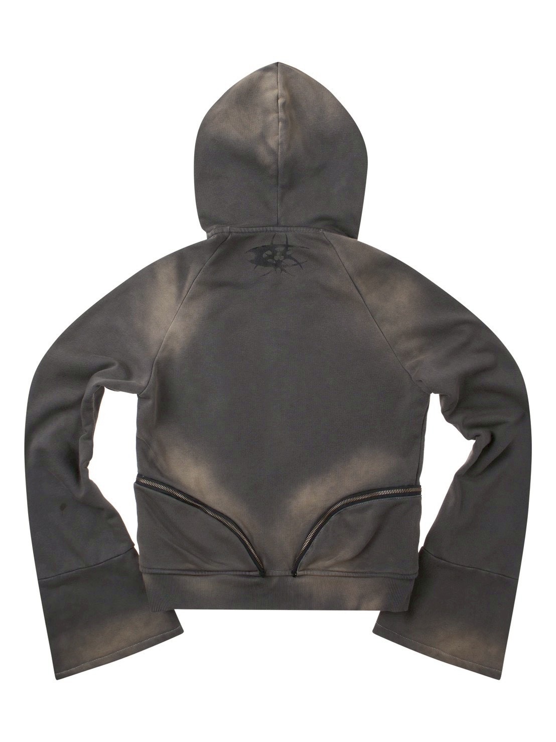 12/8 21:00 発売【Cozy world Wide】Cozy waxed brown zip up hoodie