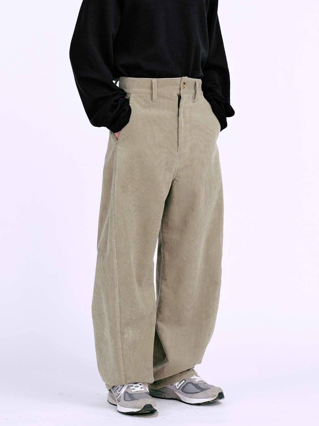 【AJOBYAJO】Oversized Corduroy Pants