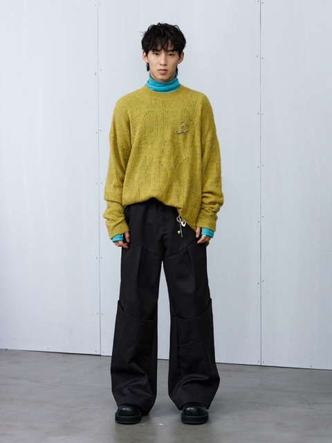 その他ブランド / ARCH by ROARINGWILD/WORN SWEATER/L/ポリエステル/PUP ARCH by ROARINGWILD】WORN SWEATER | OUR BRAND,ARCH by ROARINGWILD