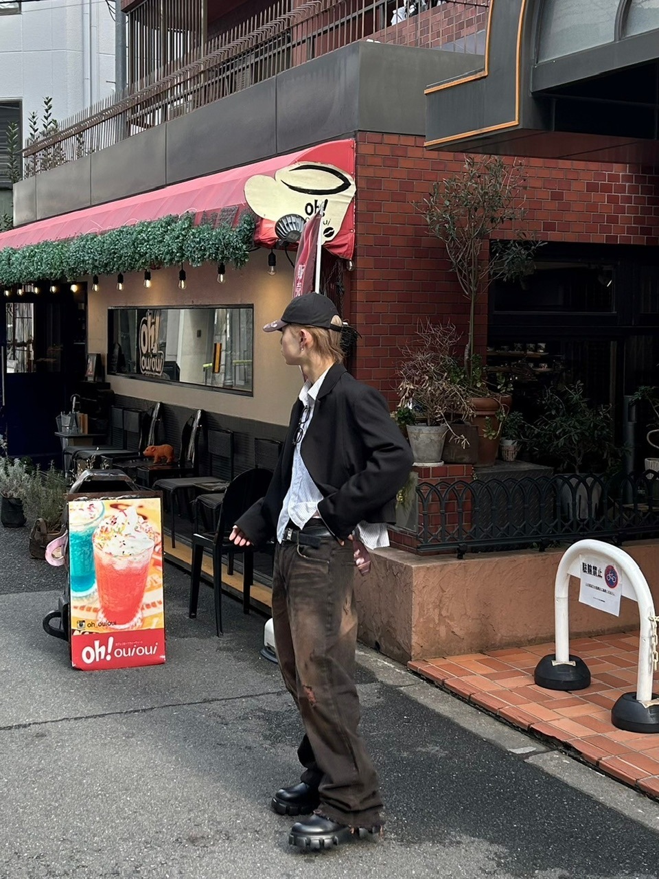 大阪店WEB限定受注制【Chikashitsu +】vintage like denim pants