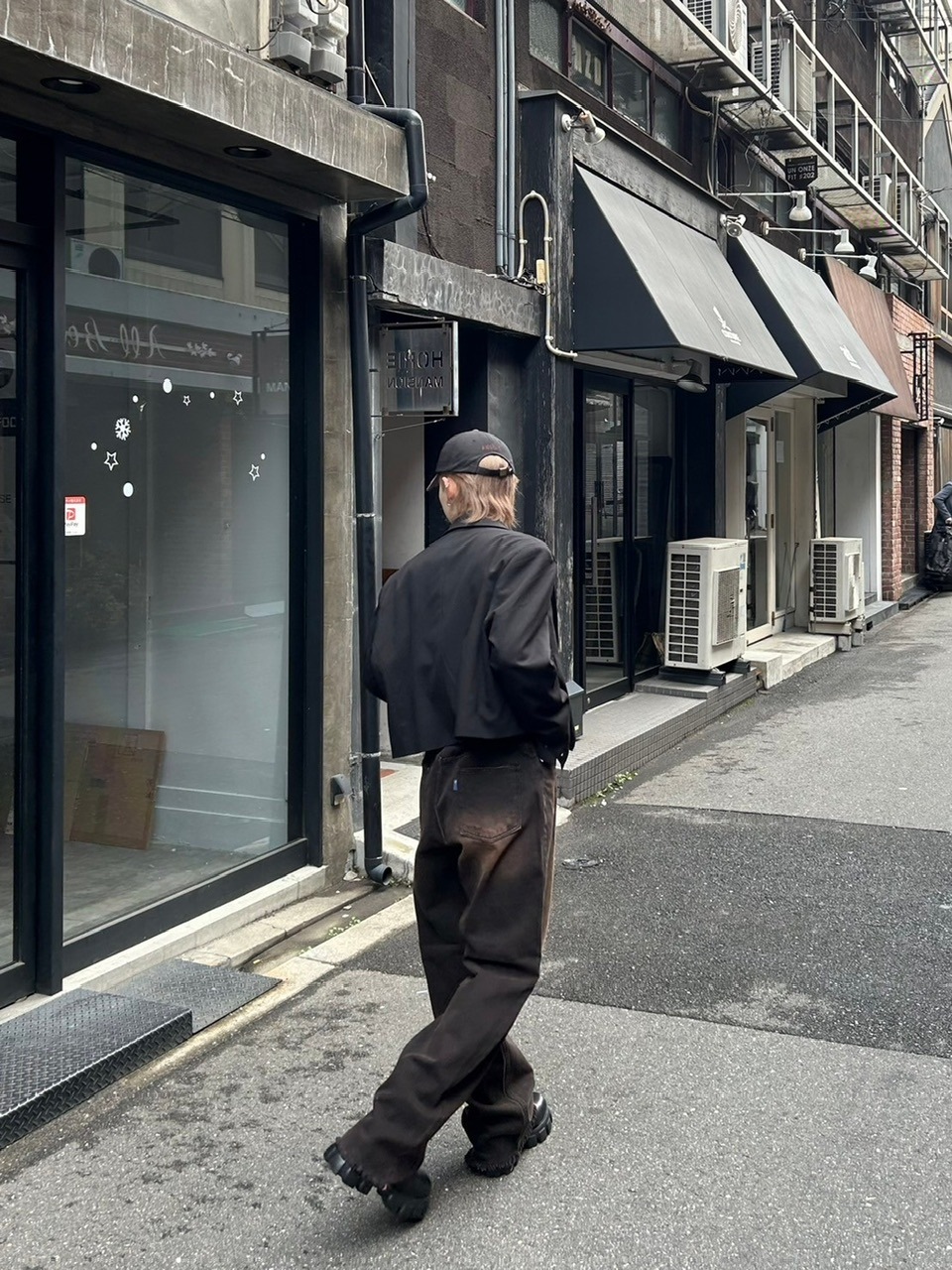 大阪店WEB限定受注制【Chikashitsu +】vintage like denim pants