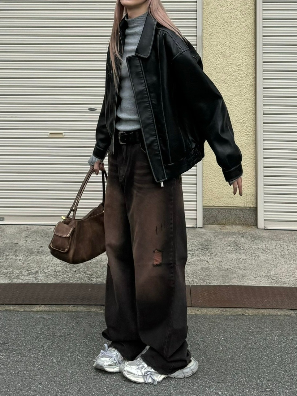 大阪店WEB限定受注制【Chikashitsu +】vintage like denim pants