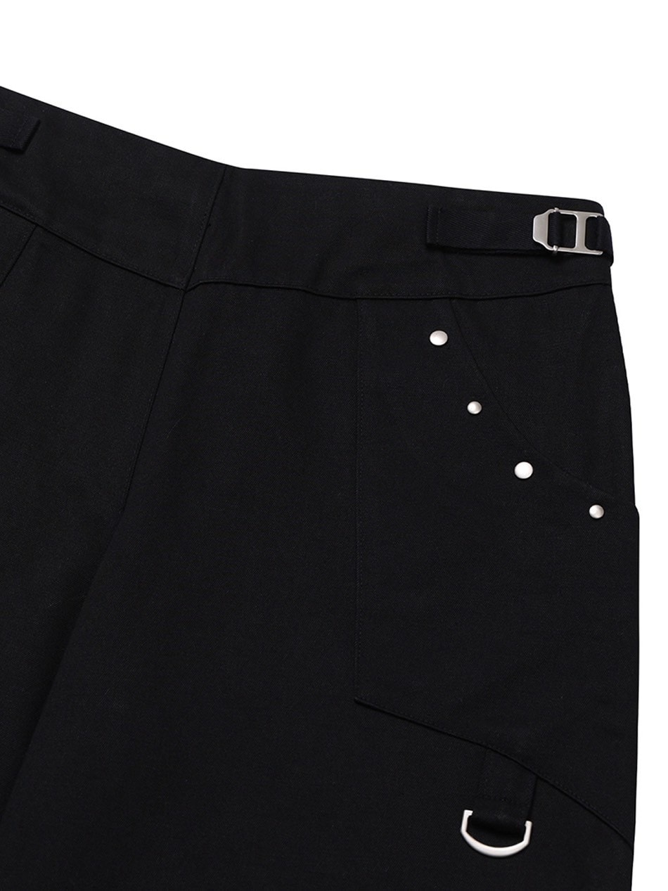 SETUP‐EXE】LEG PINTUCK STUDDED PANTS | OUR BRAND,SETUP-EXE