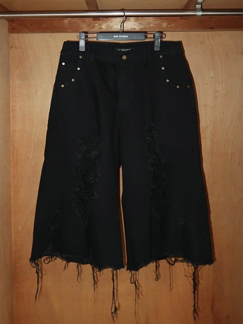 ESC STUDIO】damage washing culotte pants | OUR BRAND,ESC