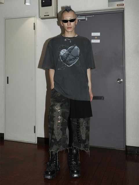 ESC STUDIO】damage washing culotte pants | OUR BRAND,ESC