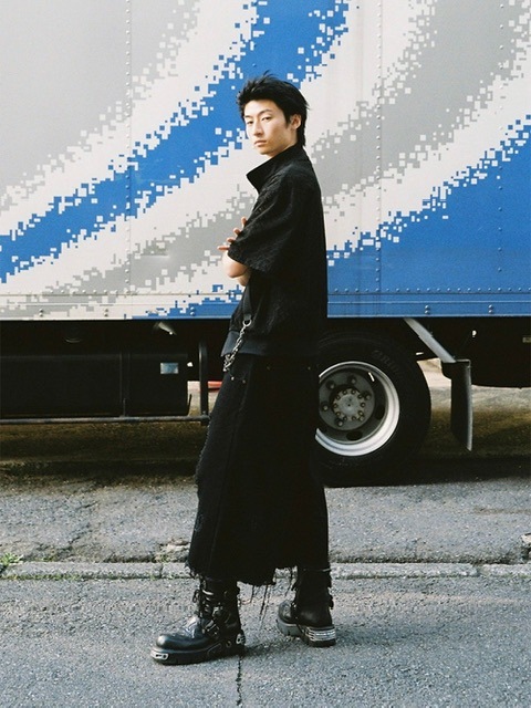 ESC STUDIO】damage washing culotte pants | OUR BRAND,ESC