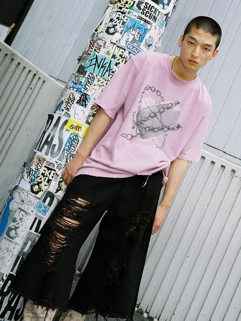 ESC STUDIO】damage washing culotte pants | OUR BRAND,ESC