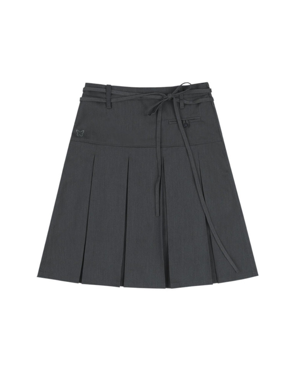 ☆FANCY CLUB☆FORMAL BUTTON PLEATS MIDI SKIRT FANCY CLUB】FORMAL BUTTON PLEATS MIDI SKIRT | OUR BRAND