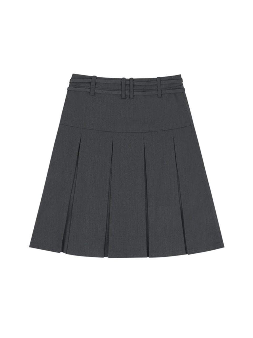 ☆FANCY CLUB☆FORMAL BUTTON PLEATS MIDI SKIRT FANCY CLUB】FORMAL BUTTON PLEATS MIDI SKIRT | OUR BRAND