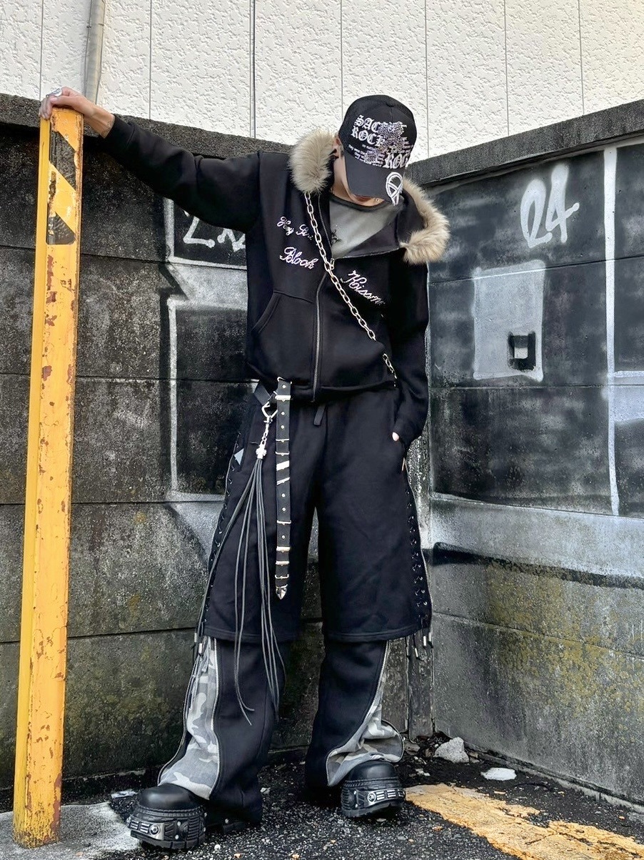 Never mind the XU】fur zip up hoodie (2color) | OUR BRAND,Never