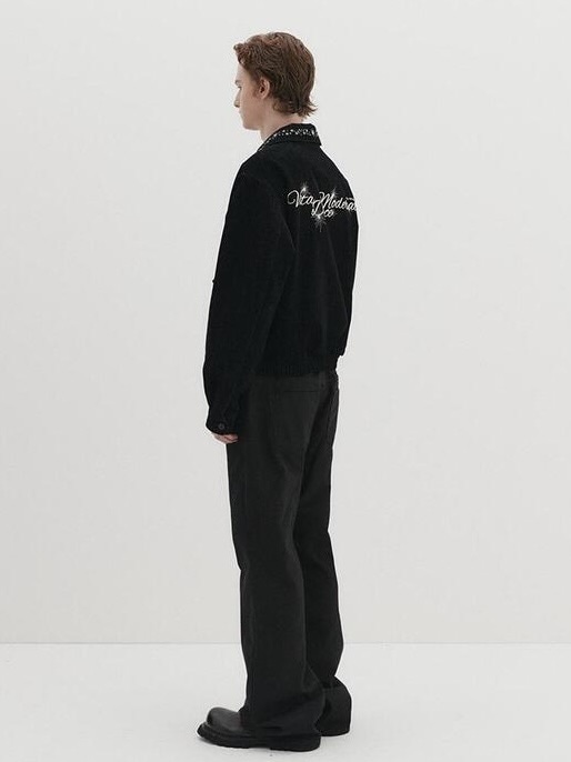 DNSR ■ Embroidered Velvet Denim Jacket デニムジャケット DNSR】Embroidered Velvet Denim Jacket | OUR BRAND,DNSR