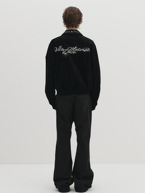 DNSR】Embroidered Velvet Denim Jacket | OUR BRAND,DNSR